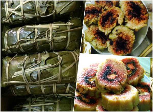 Bánh chưng cơm lông - món ngon truyền thống của Hải Hà
